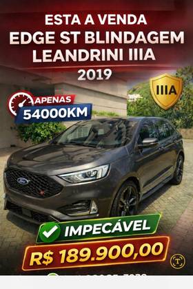 FORD EDGE 2.7 V6 ECOBOOST GASOLINA ST AWD AUTOMÁTICO FORD EDGE 2.7 V6 ECOBOOST GASOLINA ST AWD AUTOMÁTICO